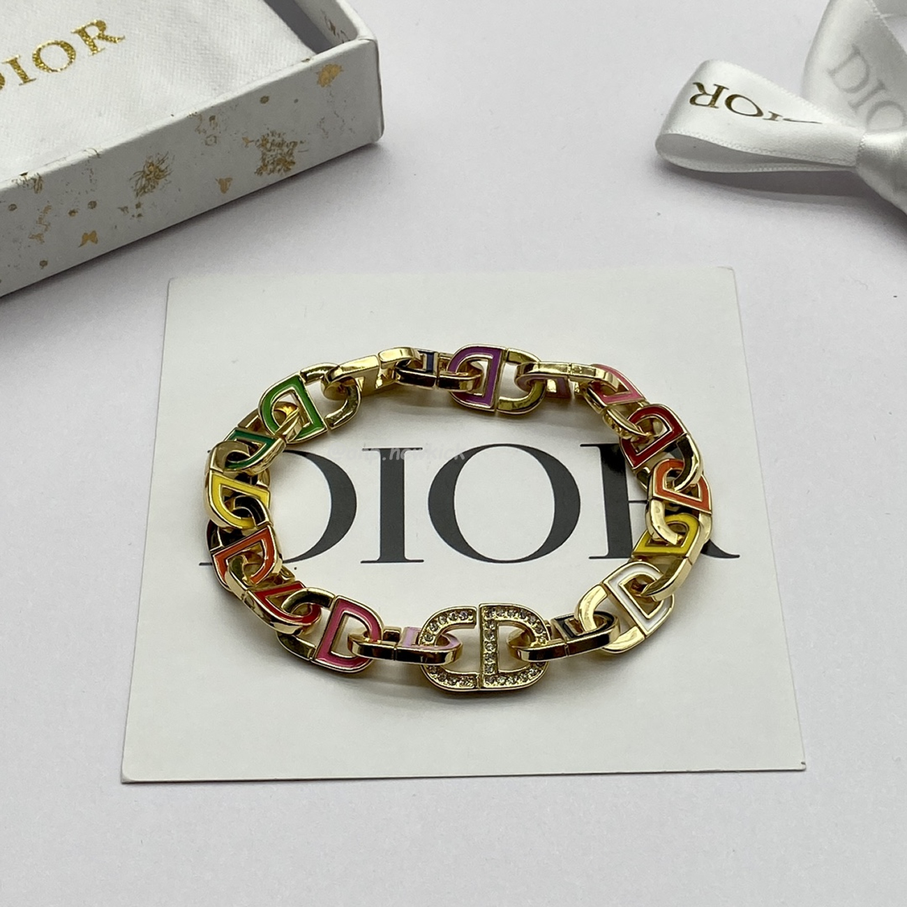 Dior Bracelet Necklace Earring Set (6) - www.newkick.vip